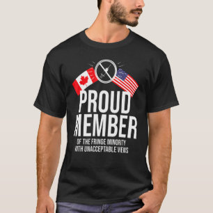 stolt ledamot av Fringe Minority America och Kanad T Shirt