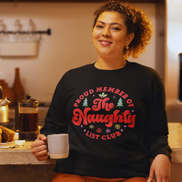 stolt ledamot av Naughty List Klubb jul T Shirt