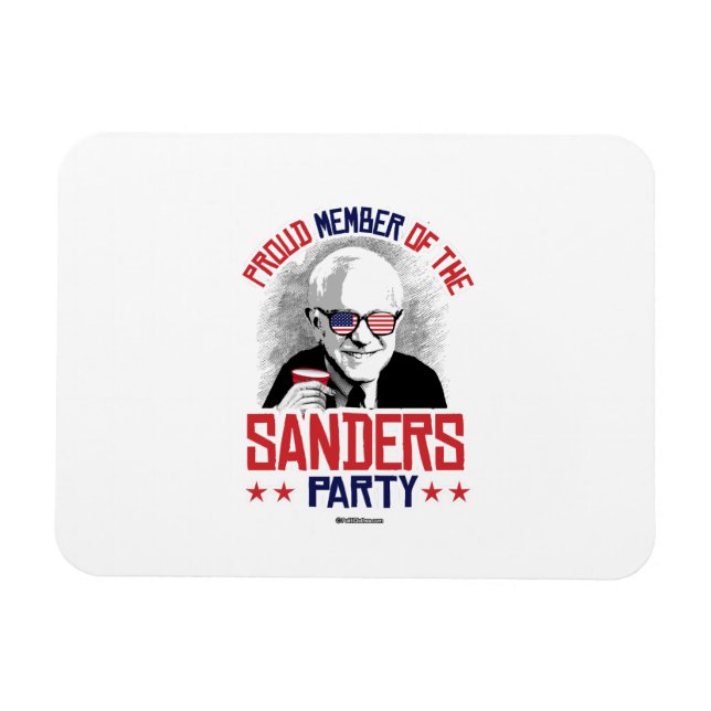 stolt ledamot av Sanders Party Magnet (Horisontell)
