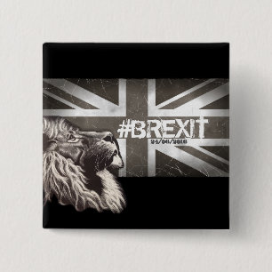 Stolt lejon #Brexit skräddarsy datera 24/06/2016 Knapp