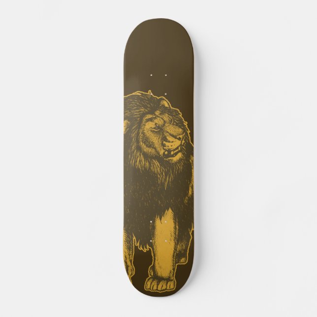 Stolt lejon Skateboard (Framsida)
