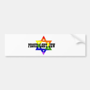 Stolt LGBT-jude Bildekal