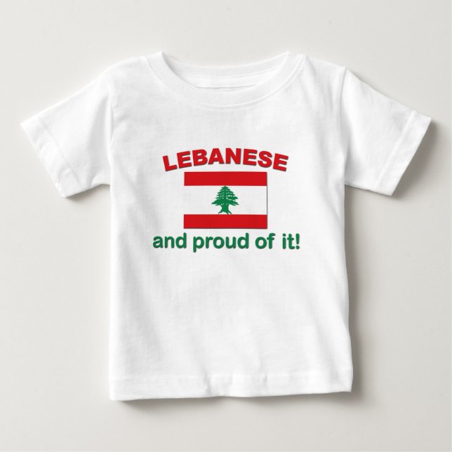 Stolt libanes t-shirt (Framsida)