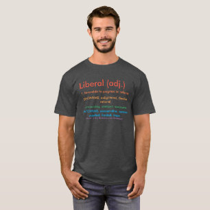 Stolt liberal person t shirt
