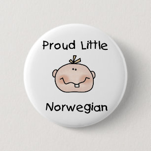 Stolt lite norrman för pojke knapp