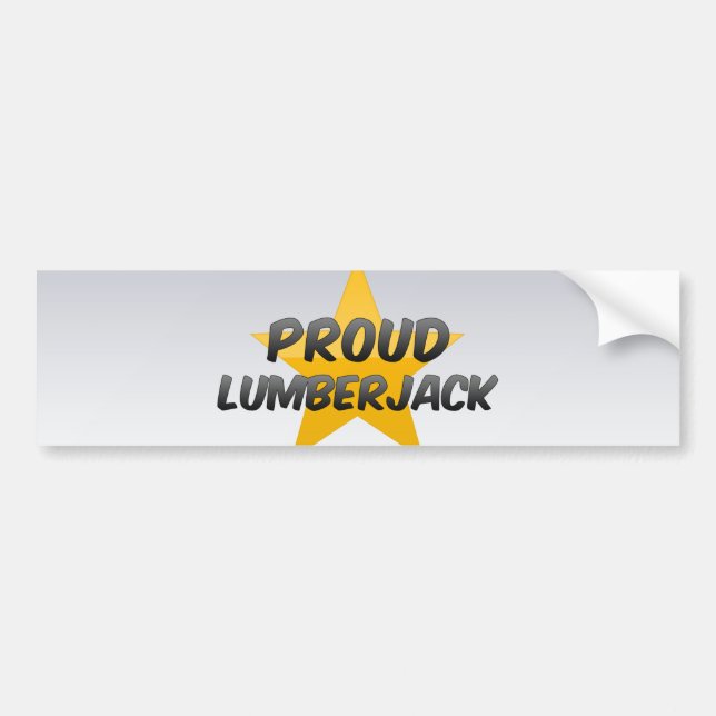 Stolt Lumberjack Bildekal (Framsidan)