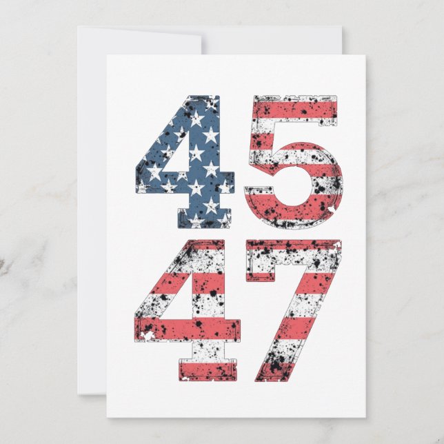 Stolt Maga 47:e Trump Vann Inauguration Day Inbjudningar (Framsida)