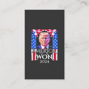 Stolt Maga Amerikan Trump Vann 2024 Inaugurationsd Visitkort