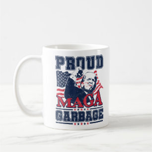 Stolt MAGA Skräp Rösta Trump 2024 Trump-stödare Kaffemugg