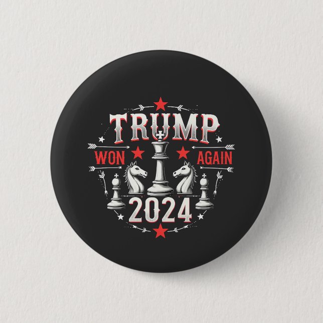 Stolt Maga Trump Vann igen 2025 Inaugurationsdag  Knapp (Framsida)