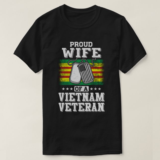 stolt maka i Vietnam Veteran Make T Shirt (Design framsida)