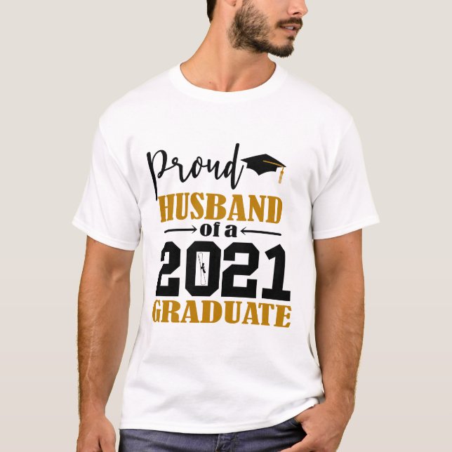 stolt Make av 2021 års Student T Shirt (Framsida)