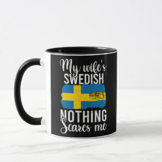 stolt Make av svensk fru Manar Skrämmer ingenting Mugg