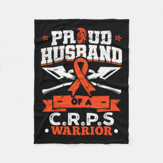 stolt Make i Orangen Ribbo i Crps Warrior Month Fleecefilt