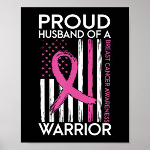 stolt Make i Warrior Bröstcancer medvetenhet S Poster