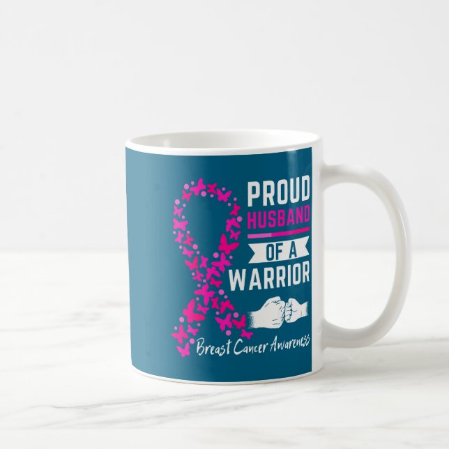 Stolt make krigarkvinna bröstdesign kaffemugg (Höger)