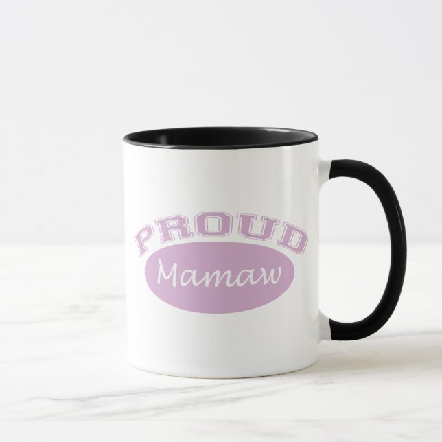Stolt Mamaw (rosor) Mugg (Höger)