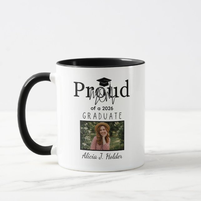 Stolt MAMMA 2026 examenstudent examenspresent mamm Mugg (Vänster)