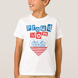 Stolt mamma 4 juli, mors dag t shirt