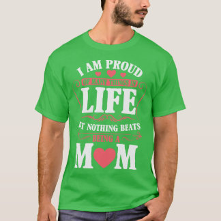 stolt Mamma A rubrik utanför jämförelse T Shirt