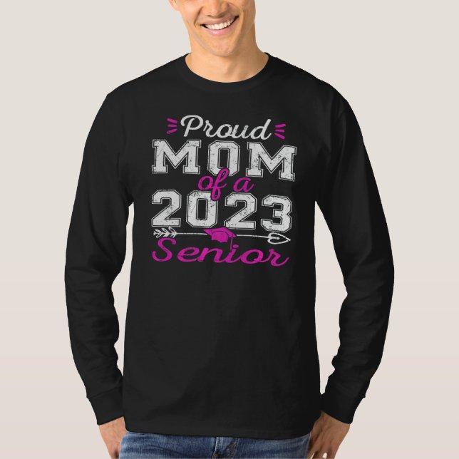 stolt Mamma av 2023 års ledande Studenten T Shirt (Framsida)