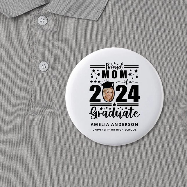 stolt Mamma av 2024 Student Knapp (Skapare uppladdad)