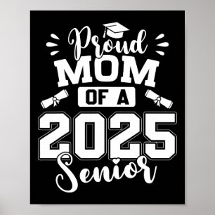 stolt Mamma av 2025 års högre Student Studenten Poster
