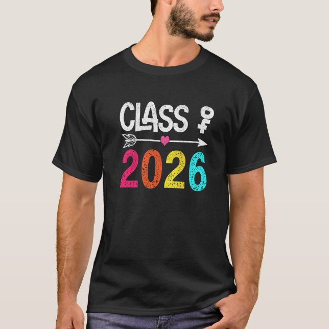 stolt Mamma av 2026 års högsta Student 26 T Shirt (Framsida)
