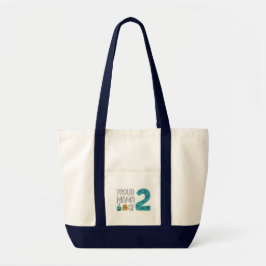 stolt Mamma av 2 Tote Bag Tygkasse