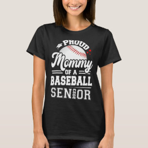 stolt Mamma av Baseball Senior 2023 Studenten T Shirt