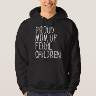 stolt Mamma av de vildlevande barnen, Mor Hoodie