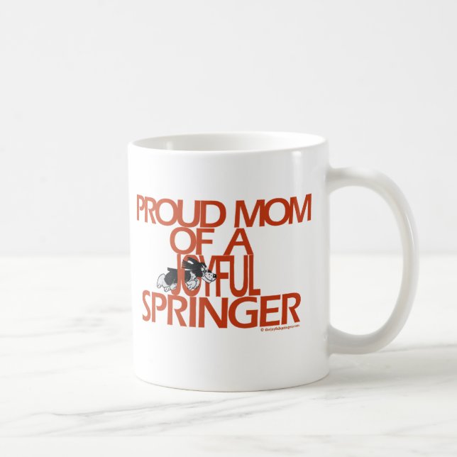 Stolt mamma av en glatt Springer Kaffemugg (Höger)