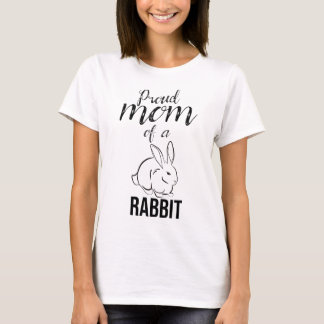 Stolt mamma av en kanin t shirt
