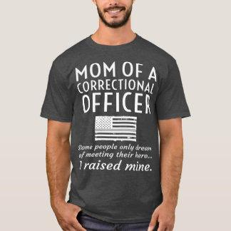 stolt Mamma av en korrektionsförrättare Mor Thin T Shirt