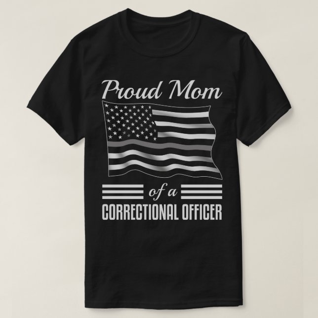 stolt Mamma av en korrektionsförrättare T Shirt (Design framsida)