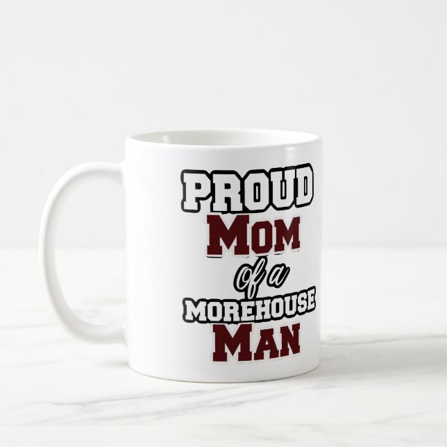 stolt mamma av en morehouse man, student kaffemugg (Vänster)