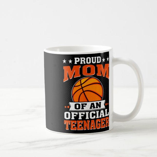 stolt Mamma av en Officiell tonåring 13:e födelsed Kaffemugg (Höger)