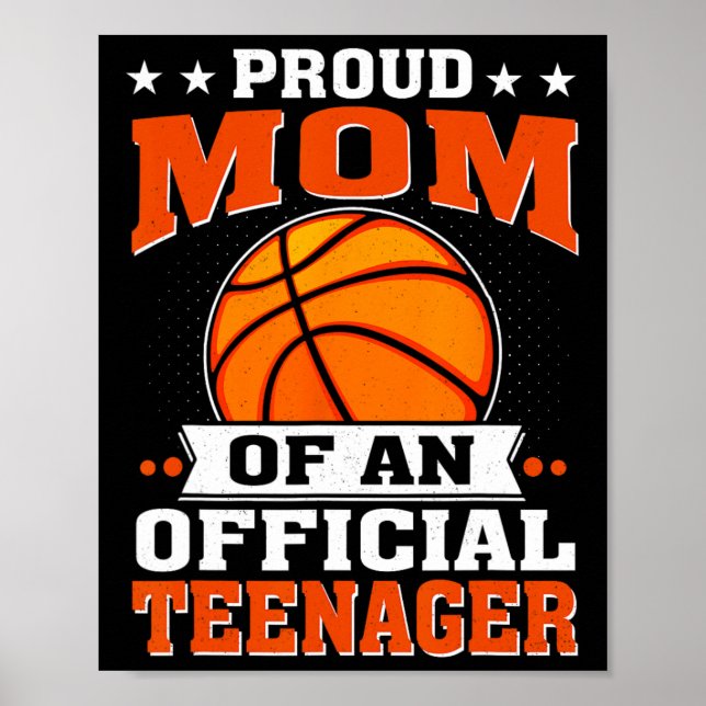 stolt Mamma av en Officiell tonåring 13:e födelsed Poster (Framsidan)