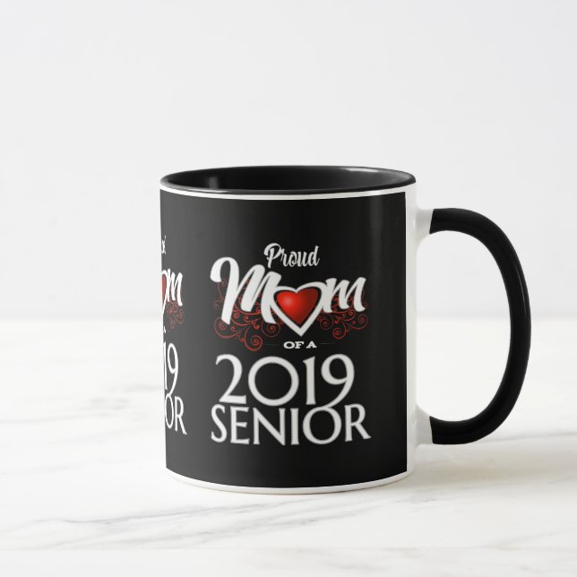 Stolt mamma av en pensionär 2019 mugg (Höger)
