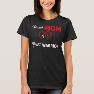 stolt Mamma av hjärthändelsetalen CHD-medvetenhet T Shirt