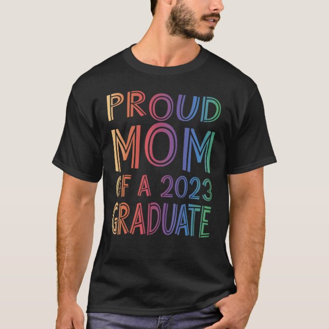 stolt Mamma av Studenten 2023 T Shirt (Framsida)