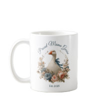 Stolt mamma Gås Blommig Est År Mamma Gåva
