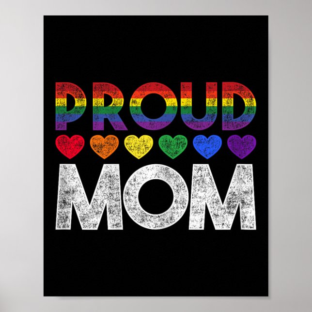 Stolt mamma Hbtq Poster (Framsidan)