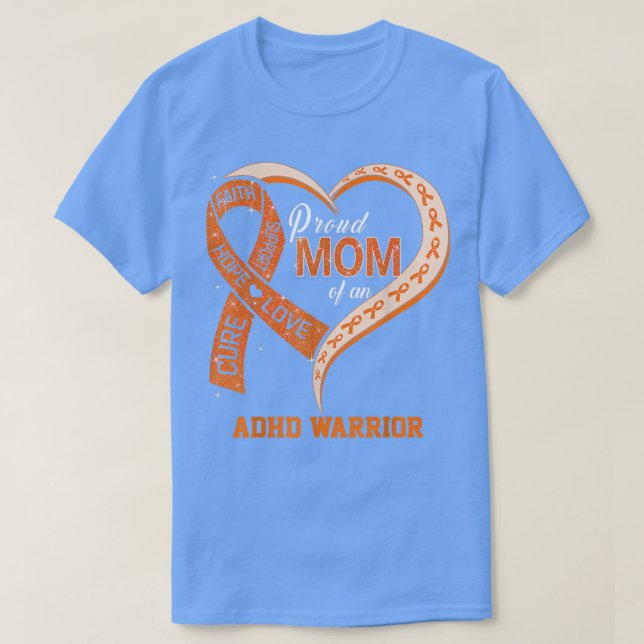 stolt Mamma i ADHD-pulvret T Shirt (Design framsida)