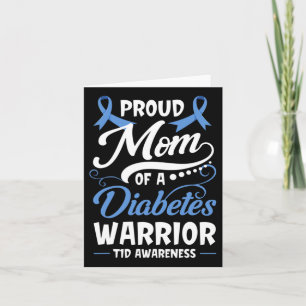 stolt Mamma i en diabetesanfallsskådespelare T1d Kort