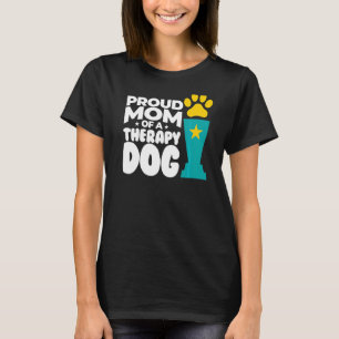 stolt Mamma i en Hund med PW-trycktrofi T Shirt