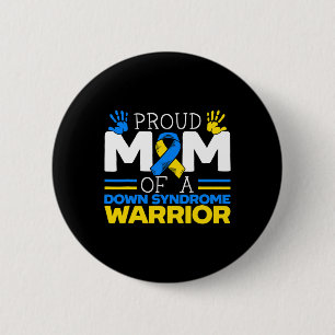 stolt Mamma i en nedsyndrom Warrior Extra Chromos Knapp
