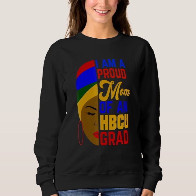 stolt Mamma i Hbcu Grad Afrocentric T Shirt (Framsida)