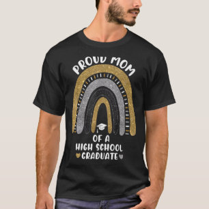 stolt Mamma i högstadiet Student Rainbow T Shirt