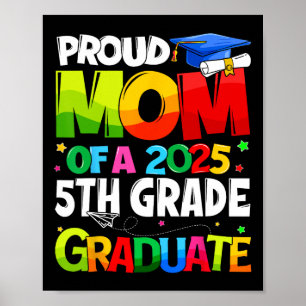 stolt Mamma över 2025 års femte matchande Fa mella Poster
